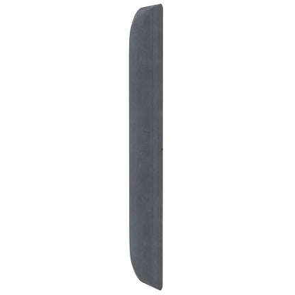 Orecchia della Testata Grigio 80 x 16 x 4 cm Velluto