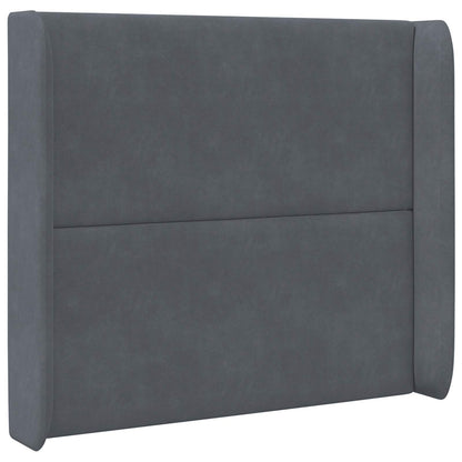 Orecchia della Testata Grigio 80 x 16 x 4 cm Velluto