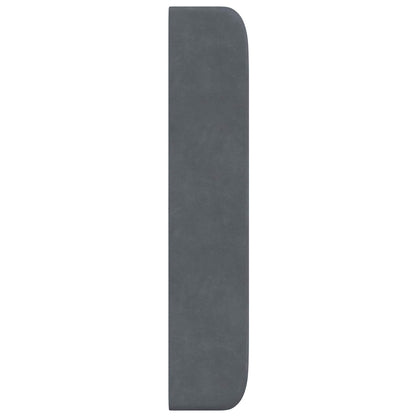 Orecchia della Testata Grigio 80 x 16 x 4 cm Velluto | homemem39