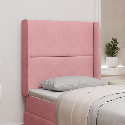 Orecchia della Testata Rosa 80 x 16 x 4 cm Velluto | homemem39