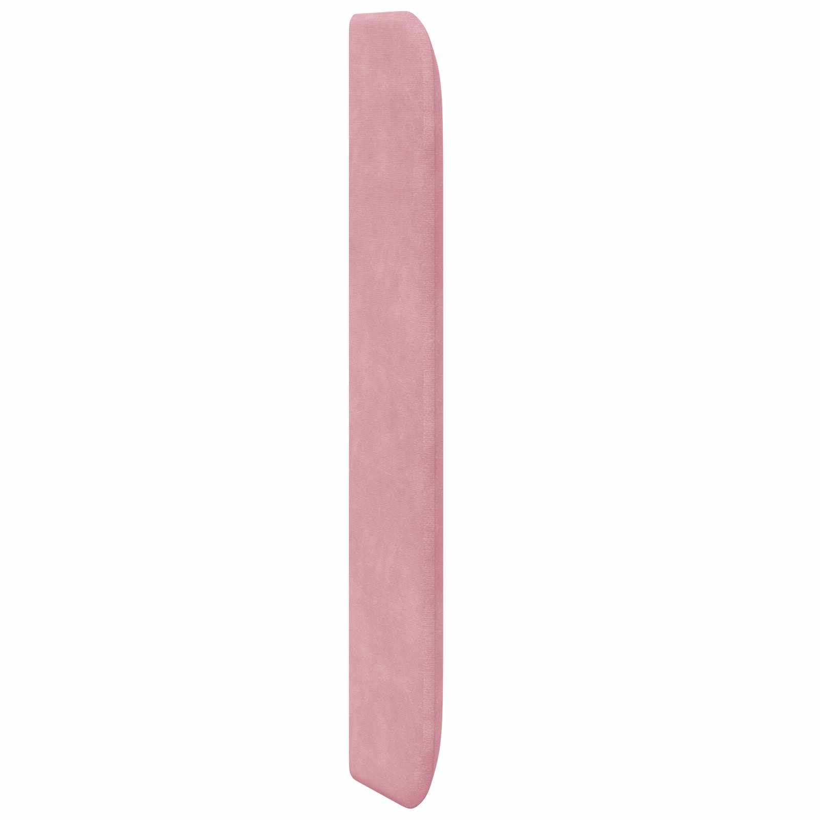 Orecchia della Testata Rosa 80 x 16 x 4 cm Velluto | homemem39