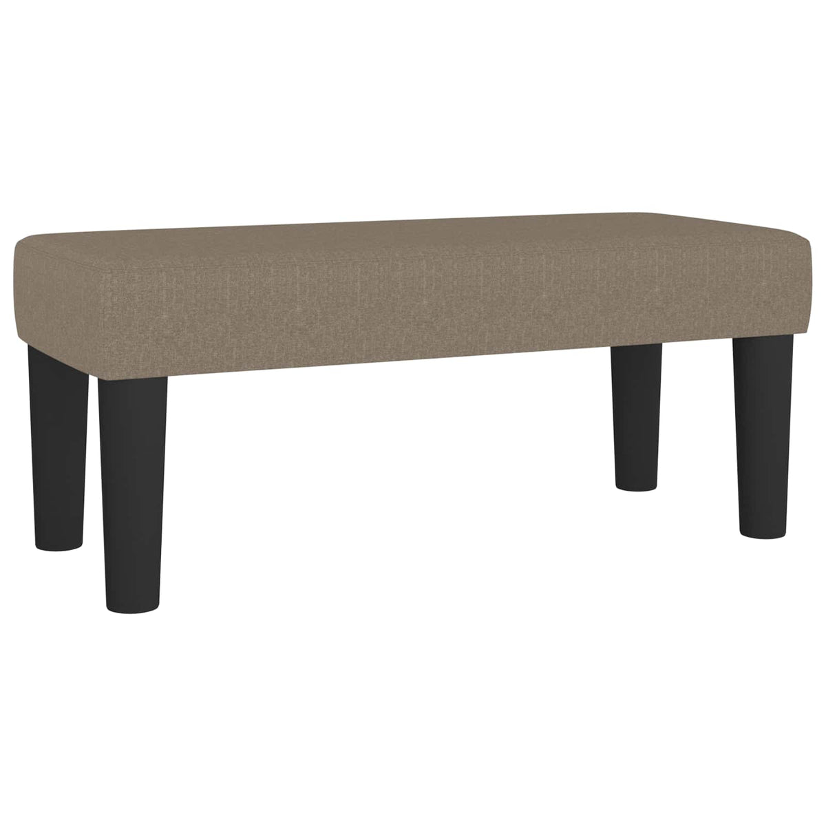 Panca Tortora 70x30x30 cm in Tessuto