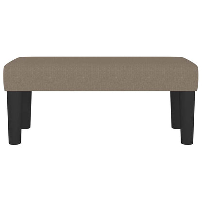 Panca Tortora 70x30x30 cm in Tessuto - homemem39