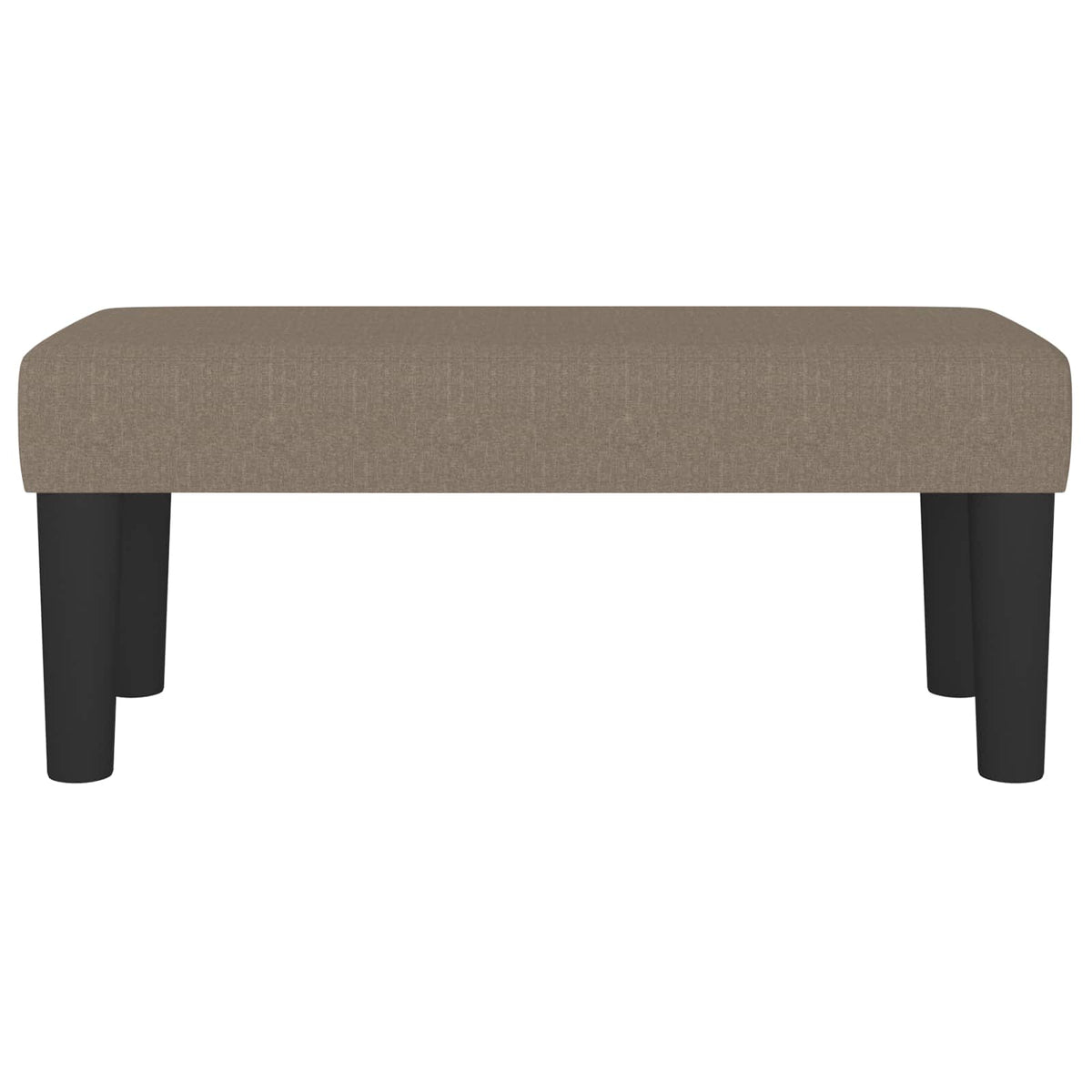 Panca Tortora 70x30x30 cm in Tessuto
