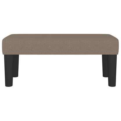 Panca Tortora 70x30x30 cm in Tessuto