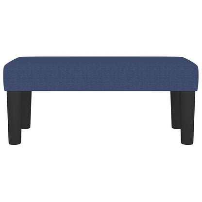 Panca Blu 70x30x30 cm in Tessuto - homemem39