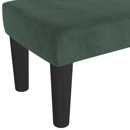 | panchina | Verde scuro 70 x 30 x 30 cm Velluto