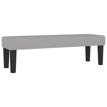 Panca Grigio Chiaro 100x30x30 cm in Tessuto - homemem39
