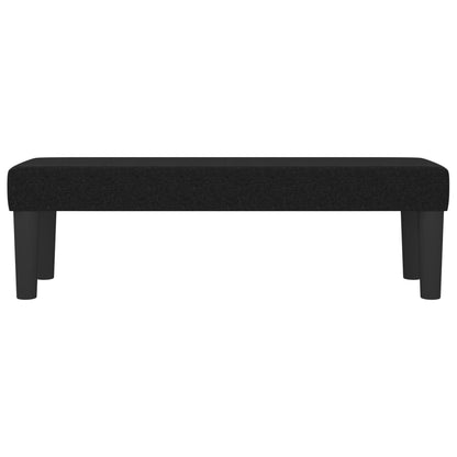 Black Bench 100x30x30 cm in Fabric