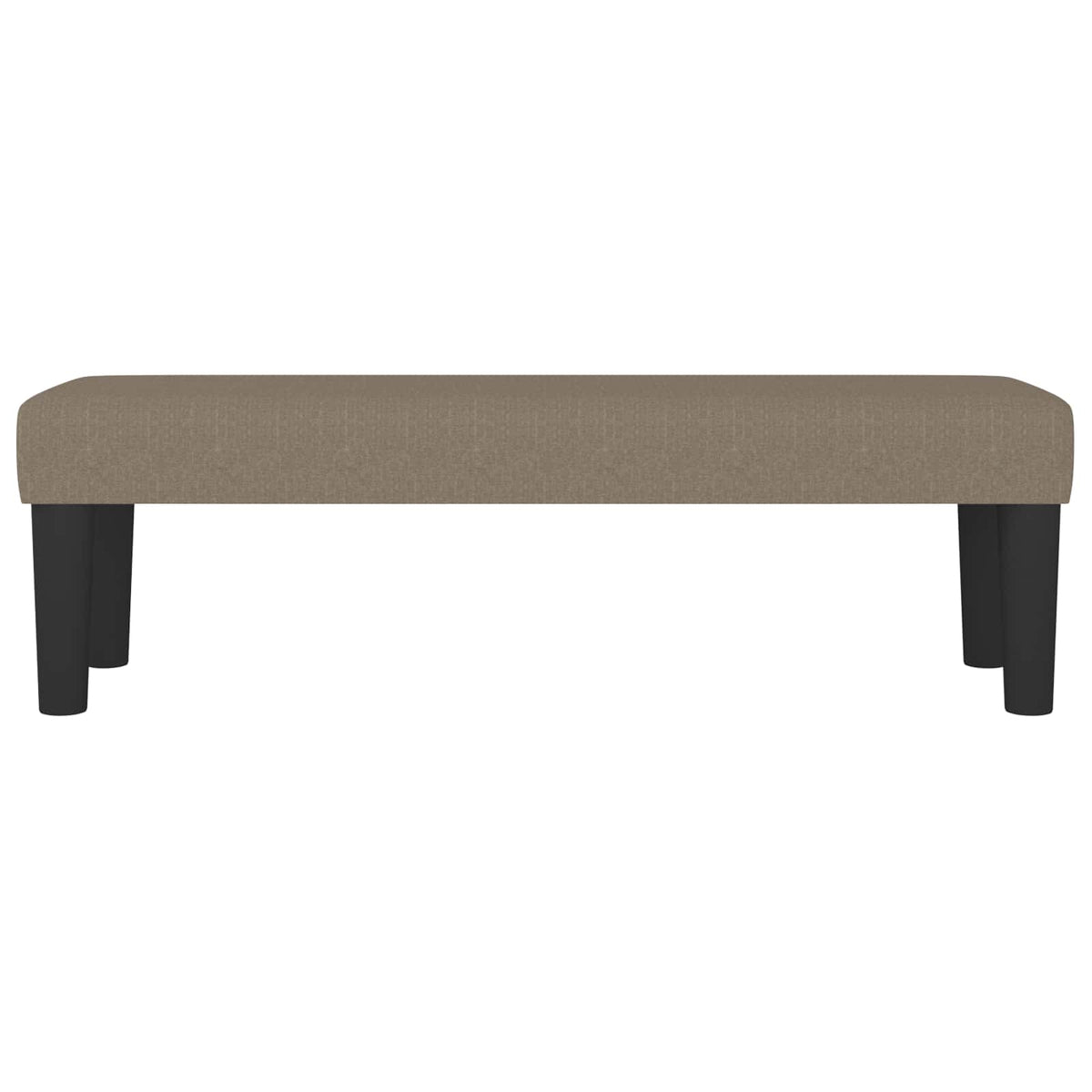Panca Tortora 100x30x30 cm in Tessuto