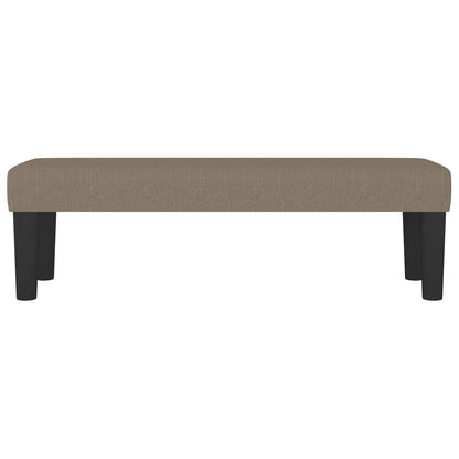 Panca Tortora 100x30x30 cm in Tessuto