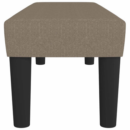 Panca Tortora 100x30x30 cm in Tessuto