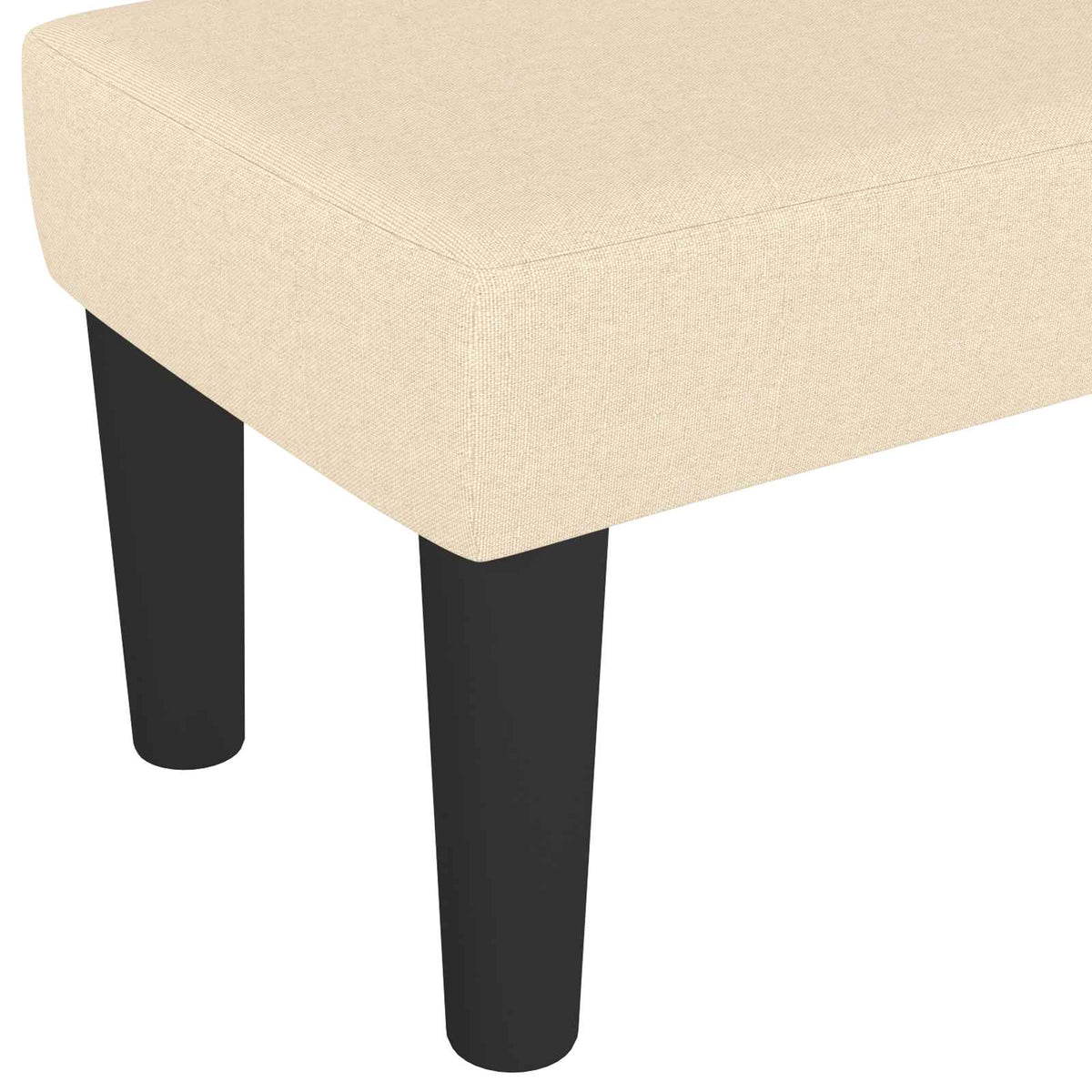 Panca Crema 100x30x30 cm in Tessuto