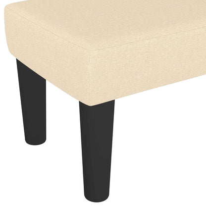 Panca Crema 100x30x30 cm in Tessuto