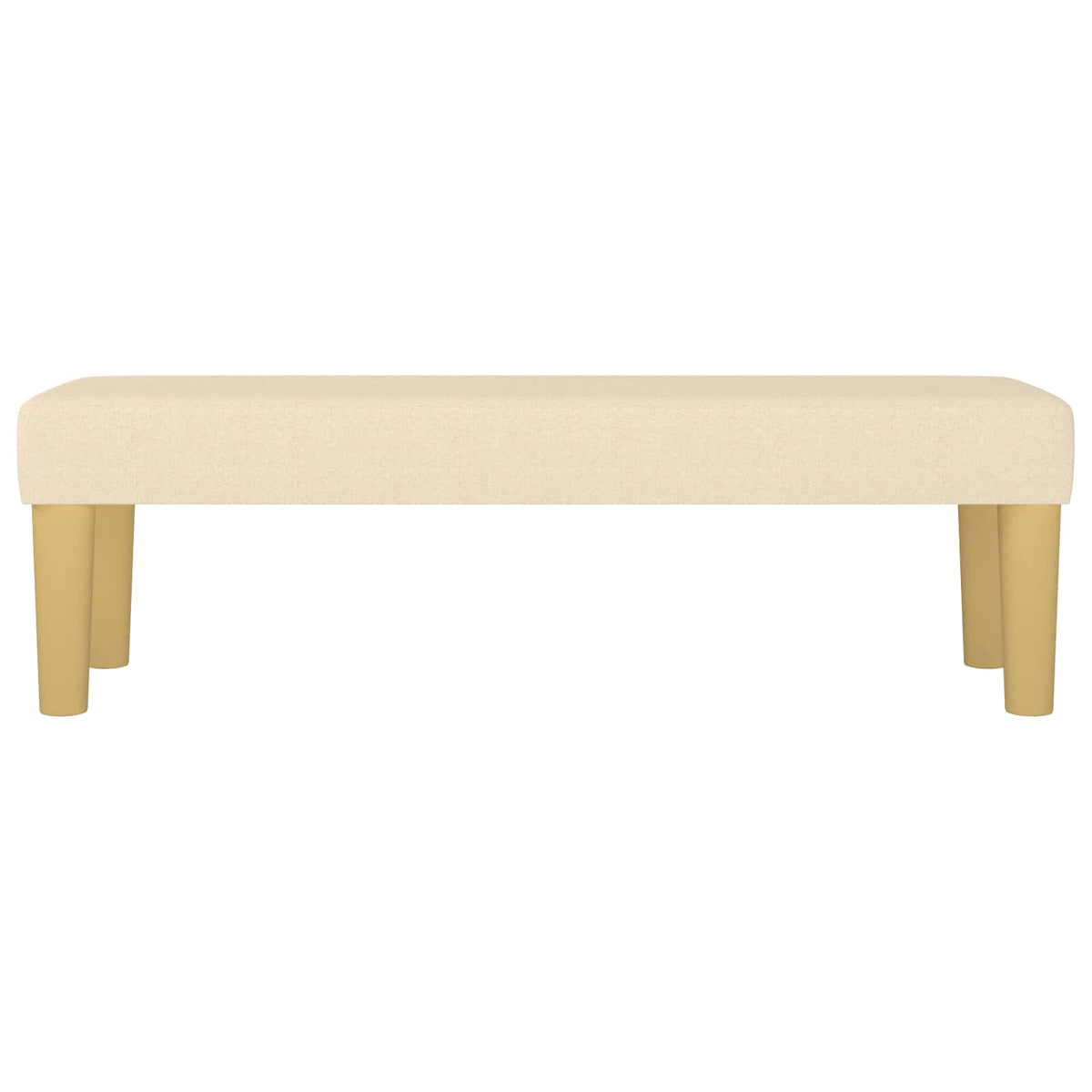 Panca Crema 100x30x30 cm in Tessuto