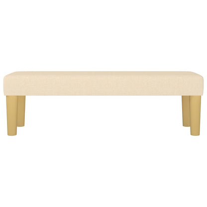 Panca Crema 100x30x30 cm in Tessuto