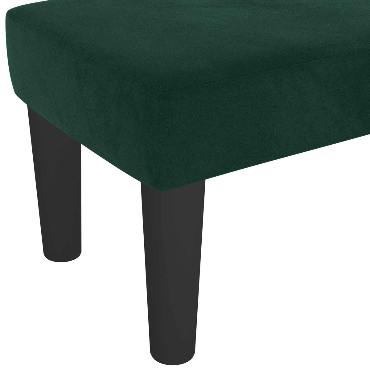 Panca Verde Scuro 100x30x30 cm in Velluto