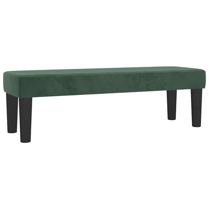 | panchina | Verde scuro 100 x 30 x 30 cm Velluto