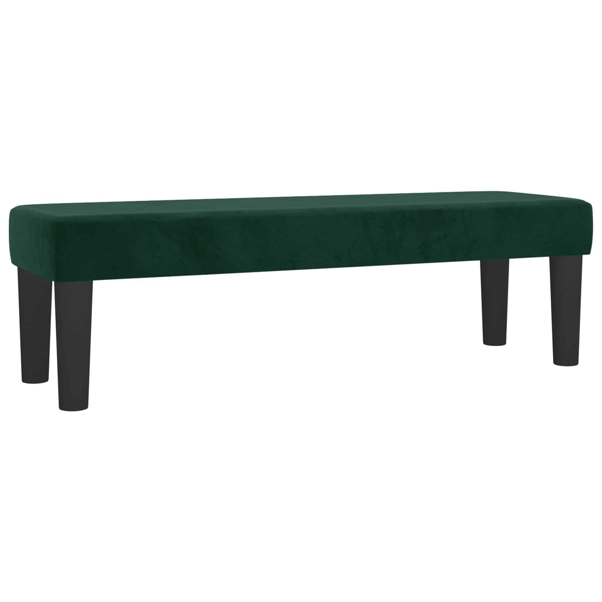 Panca Verde Scuro 100x30x30 cm in Velluto