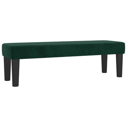 Panca Verde Scuro 100x30x30 cm in Velluto