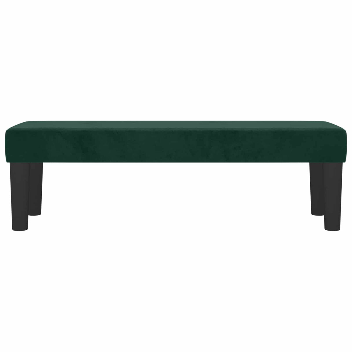 Panca Verde Scuro 100x30x30 cm in Velluto
