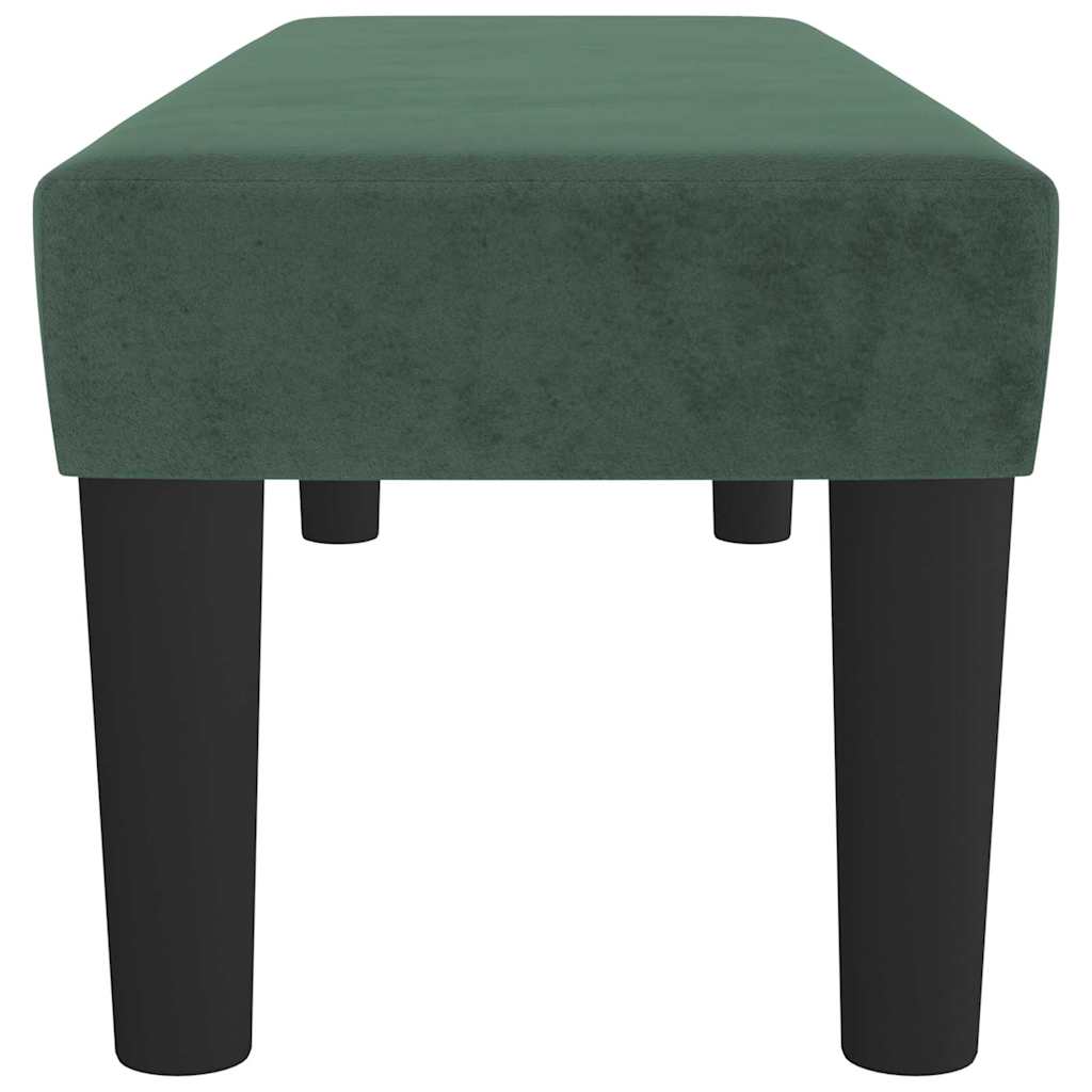 | panchina | Verde scuro 100 x 30 x 30 cm Velluto