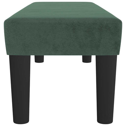 | panchina | Verde scuro 100 x 30 x 30 cm Velluto