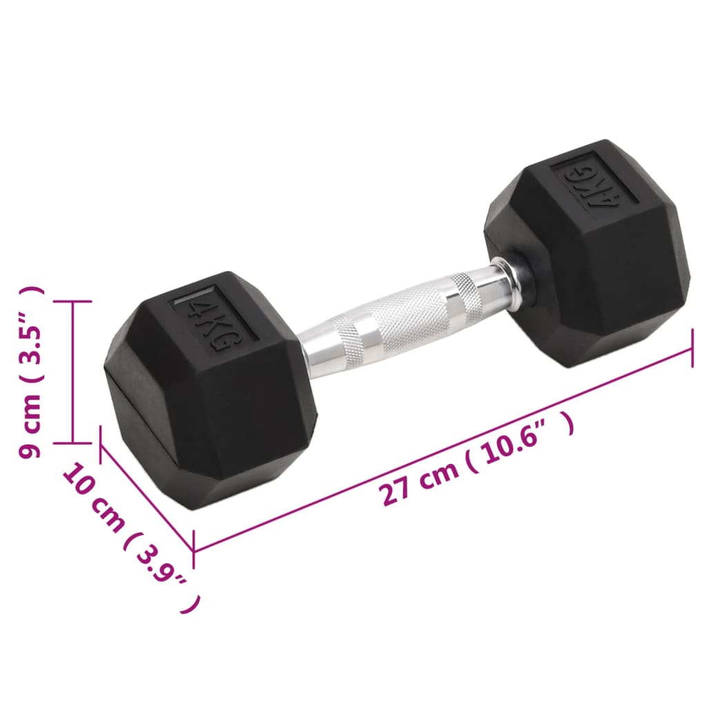 Manubri 2 pz 8 kg Totale in Ghisa | homemem39
