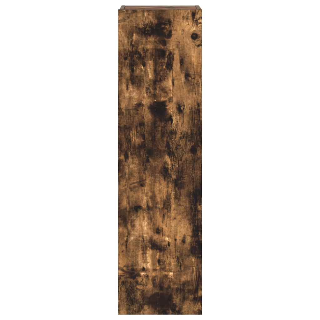 Set Mobili Porta TV 3 pz Rovere Fumo in Legno Multistrato