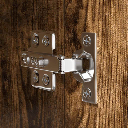 Set Mobili Porta TV 10 pz Rovere Fumo in Legno Multistrato | homemem39