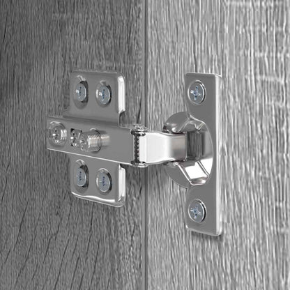 Set Mobili Porta TV 10 pz Grigio Sonoma in Legno Multistrato