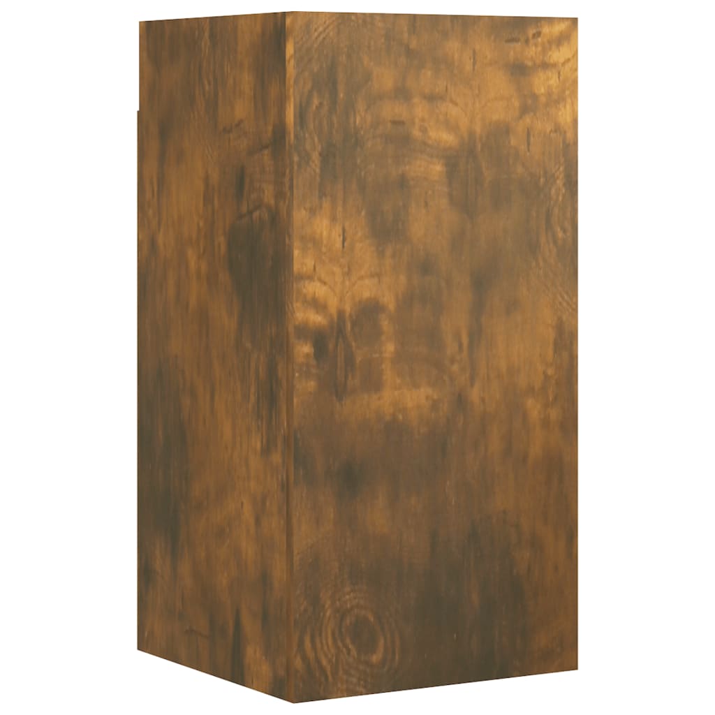 Set di Mobili Porta TV 7 pz Rovere Fumo in Legno Multistrato - homemem39