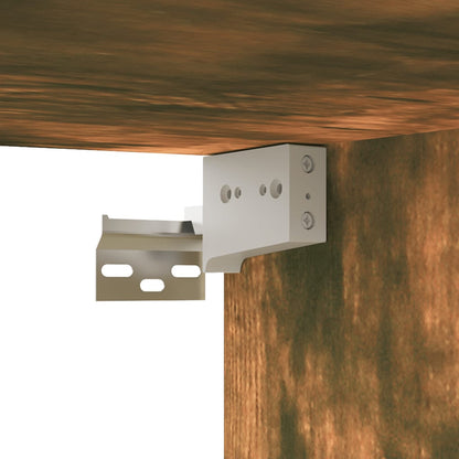 Set di Mobili Porta TV 7 pz Rovere Fumo in Legno Multistrato - homemem39