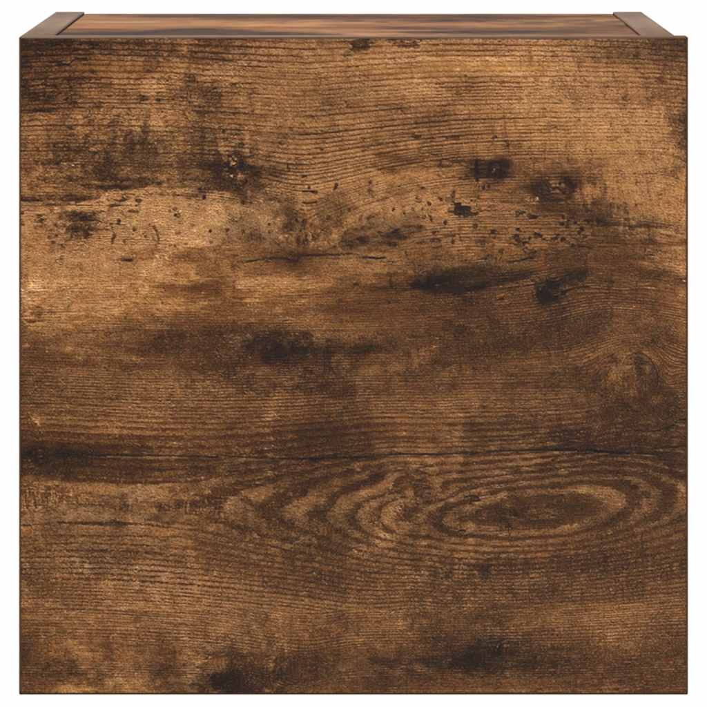 Set di Mobili Porta TV 4 pz Rovere Fumo in Legno Multistrato - homemem39