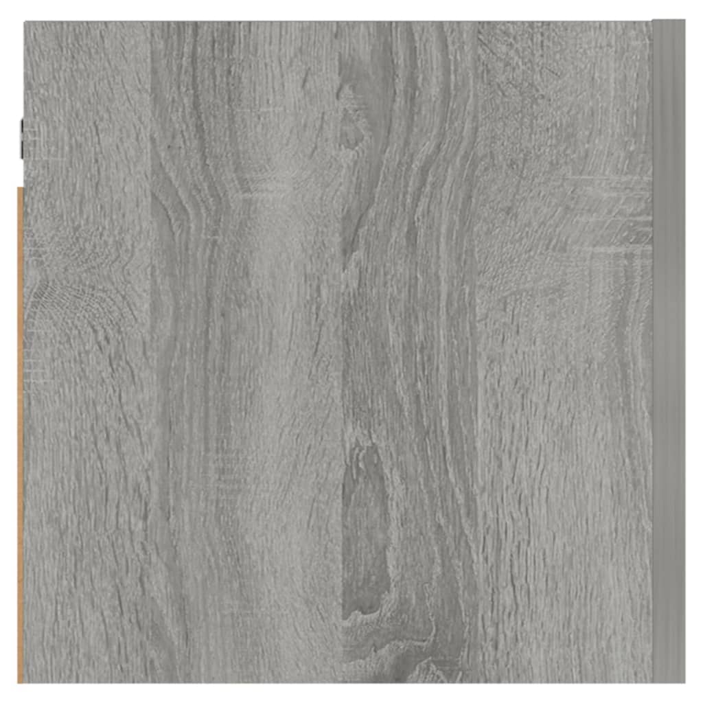 Armadietti TV a Parete 8 pz Grigio Sonoma 30,5x30x30 cm - homemem39