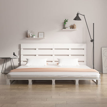 Giroletto senza Materasso Bianco 140x200 cm Legno Massello Pino | homemem39