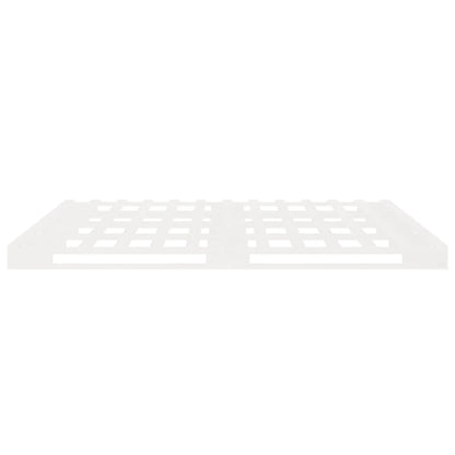 Giroletto senza Materasso Bianco 200x200 cm Legno Massello Pino | homemem39