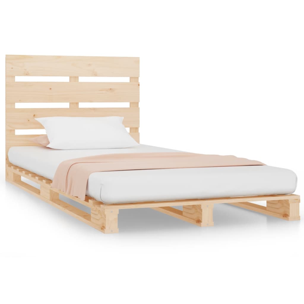 Giroletto senza Materasso 75x190 cm in Legno Massello di Pino | homemem39