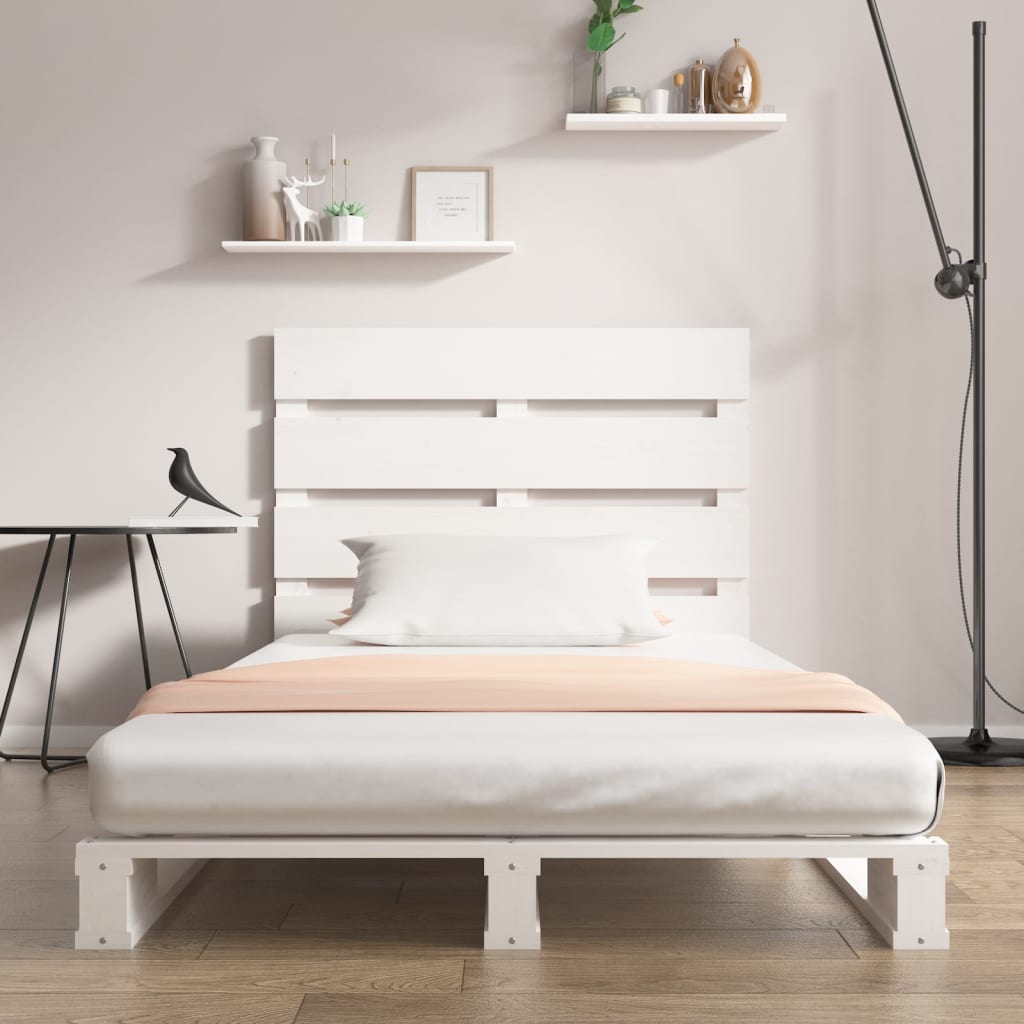 Giroletto senza Materasso Bianco 75x190 Legno Massello di Pino | homemem39