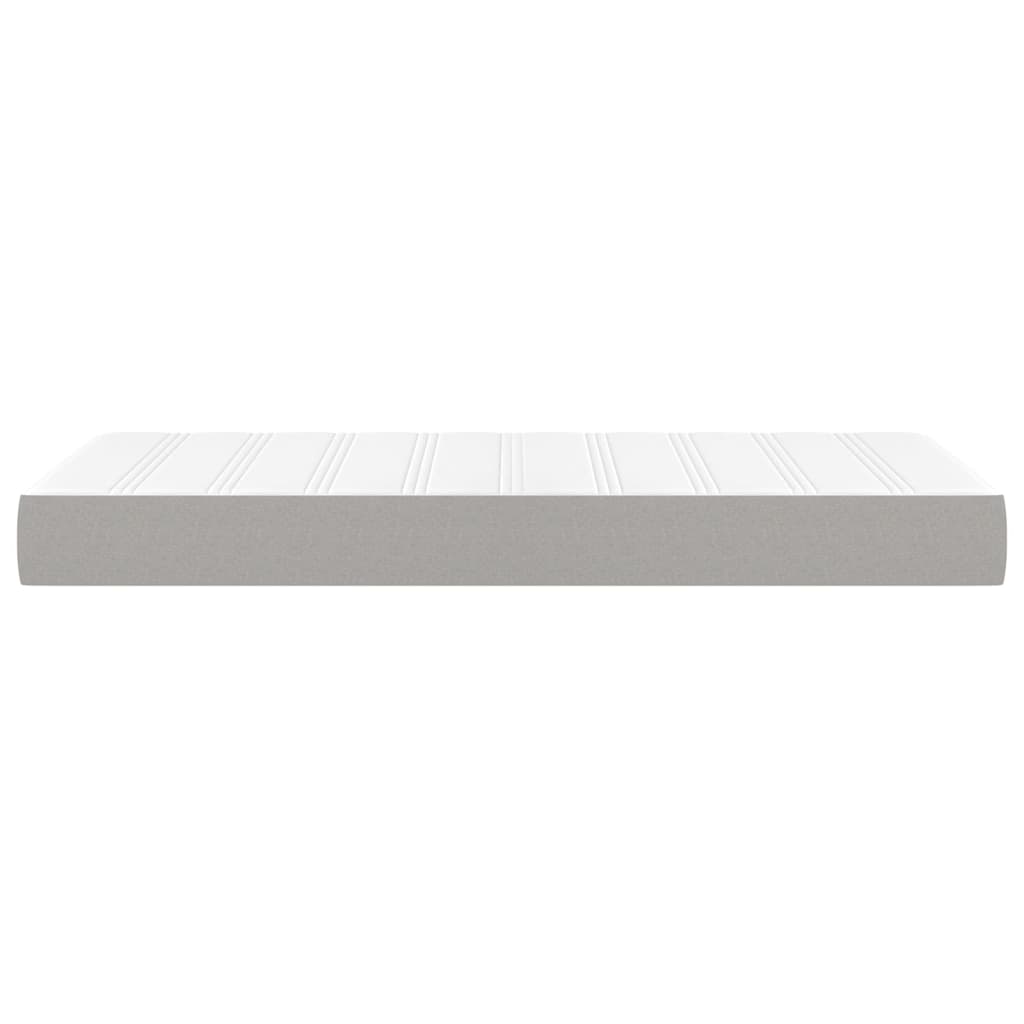 Materasso a Molle Insacchettate Rigidità Media Grigio Chiaro 80x200x20 cm | homemem39