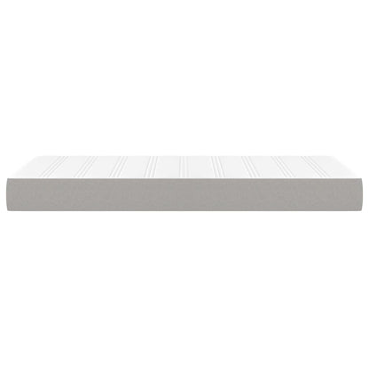 Materasso a Molle Insacchettate Rigidità Media Grigio Chiaro 80x200x20 cm | homemem39