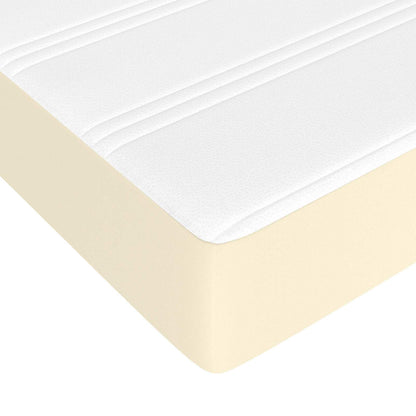 Materasso a Molle Insacchettate Media Crema 80x200x20cm