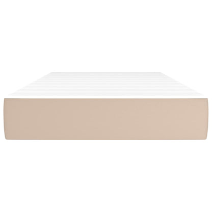 Materasso a Molle Cappuccino 80x200x20 cm in Similpelle - homemem39