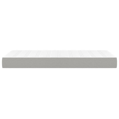 Materasso a Molle Insacchettate Rigidità Media Grigio Chiaro 90x190x20 cm | homemem39