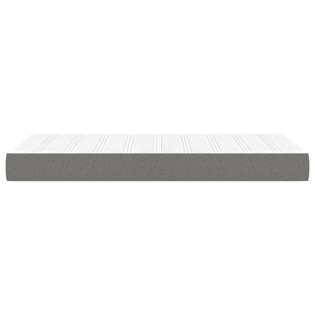 Materasso a Molle Insacchettate Rigidità Media Grigio Scuro 90x190x20 cm | homemem39