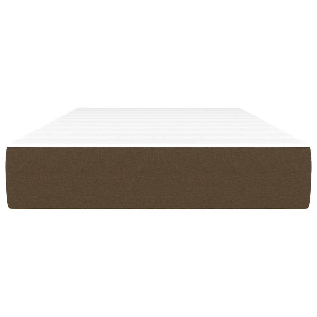 Materasso a Molle Insacchettate Marrone Scuro 90x190x20 cm - homemem39