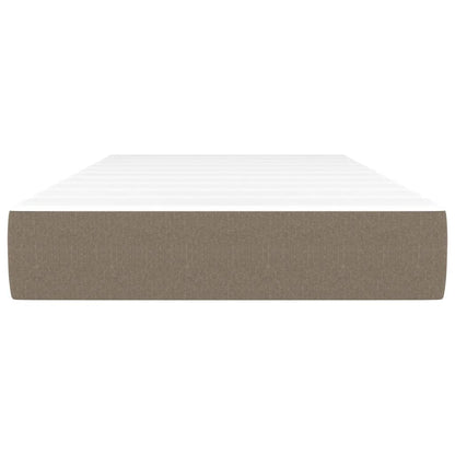 Materasso a Molle Grigio Tortora 90x190x20 cm in Tessuto - homemem39