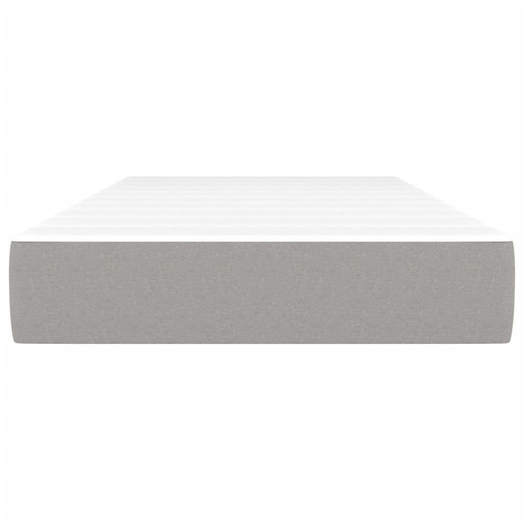 Materasso a Molle Insacchettate Grigio Chiaro 90x200x20 cm - homemem39