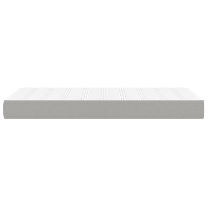 Materasso a Molle Insacchettate Rigidità Media Grigio Chiaro 90x200x20 cm | homemem39