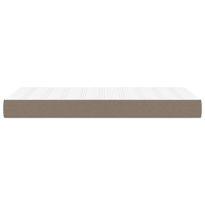Materasso a Molle Insacchettate Rigidità Media Grigio Tortora 90x200x20 cm | homemem39